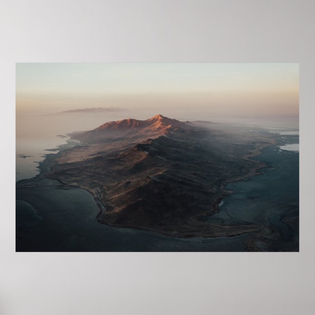 PÓSTER FOTO AÉREA DE LA ISLA (Frente)