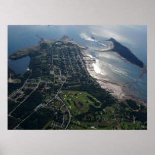 Póster Foto aérea de St. Andrews, New Brunswick