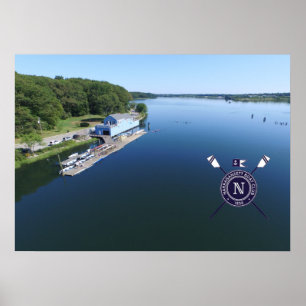 Póster Foto aérea del Narragansett Bot Club