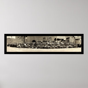 Póster Foto afroamericana 1919 de la vida