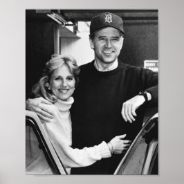 Póster Foto antigua de Joe Biden Jill Biden