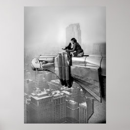 PÓSTER FOTO ANTIGUA DE MARGARET BOURKE CIUDAD DE NUEVA YO