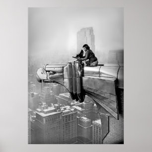 PÓSTER FOTO ANTIGUA DE MARGARET BOURKE CIUDAD DE NUEVA YO