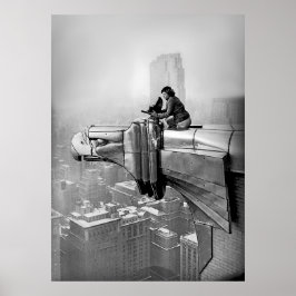 PÓSTER FOTO ANTIGUA DE MARGARET BOURKE CIUDAD DE NUEVA YO