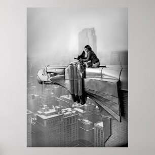 PÓSTER FOTO ANTIGUA DE MARGARET BOURKE CIUDAD DE NUEVA YO