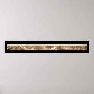 Póster Foto Birdseye De Stockton 1895