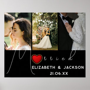 Póster Foto boda