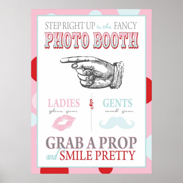 Póster Foto Booth Carnival Circus Birthday L (Frente)