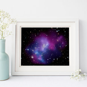 Póster Foto Celeste de la Galaxia Púrpura