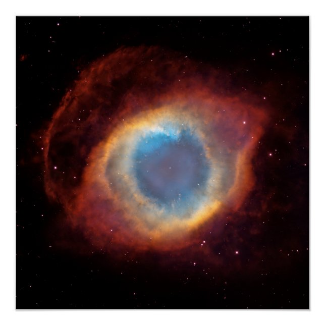 Póster Foto Celeste de la Nebulosa Hélix (Anverso)