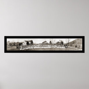 Póster Foto cherokee 1909 de la escuela del NC