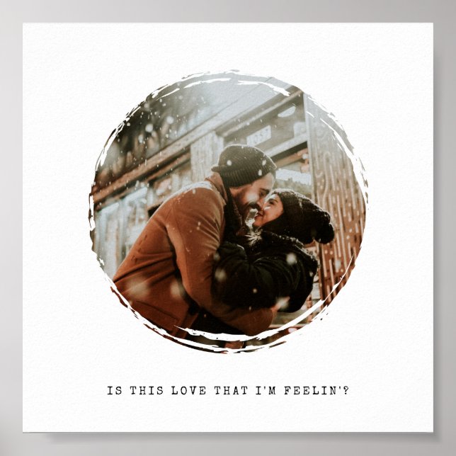 Póster Foto circular (Frente)