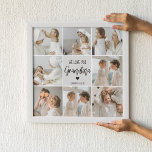 Póster Foto Collage Gray Te Ama Mejor Regalo<br><div class="desc">"Collage Photo Gray We Love You Grandma Best Gift" es probablemente una descripción de un marco fotográfico o de una pantalla que muestra un collage de fotos en tonos grises con las palabras "We Love You Grandma" (Te queremos, abuela) desplegadas de manera destacada. Esto sería un regalo reflexivo y sentimental...</div>