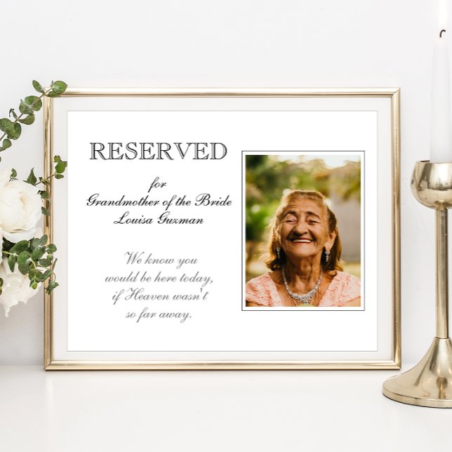 Póster Foto conmemorativa de la abuela de la novia reserv (Subido por el creador)