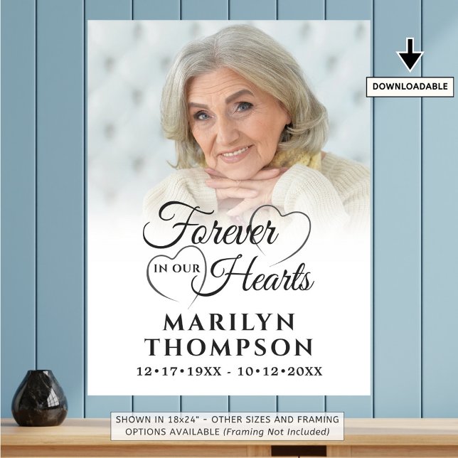 Póster Foto conmemorativa funeraria POR SIEMPRE EN NUESTR (Subido por el creador)