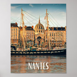 Póster Foto cosecha de Affiche Nantes