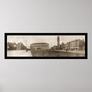 Póster Foto cuadrada 1910 de Copley Boston