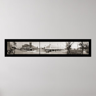 Póster Foto de 1909 del Conneaut Lake Park PA