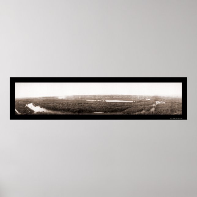 Póster Foto de 1910 del río Kern (Frente)