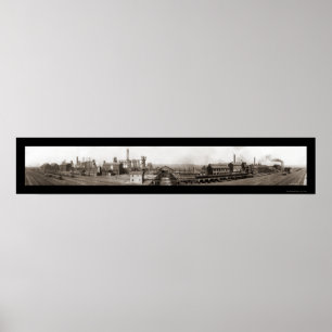 Póster Foto de acero Youngstown OH 1910