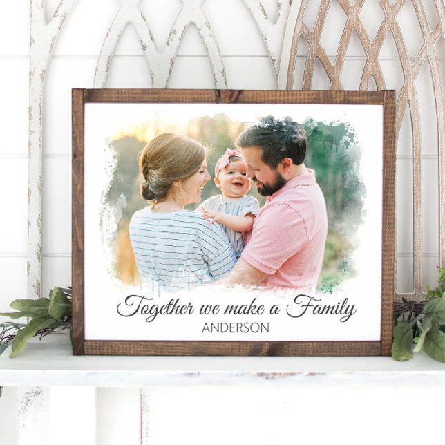 Póster Foto de acuarela de la FAMILIA moderna (Subido por el creador)