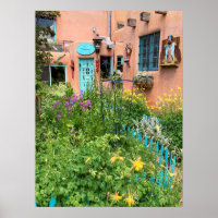 Foto de Adobe House Garden New Mexico