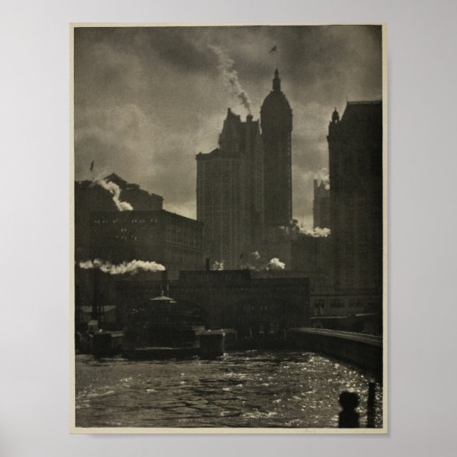 Póster Foto de Alfred Stieglitz Ciudad de las Ambiciones  (Frente)