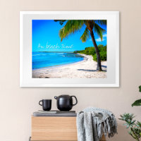 Foto De Arena De Palmera Tropical Hawaii En Tiempo