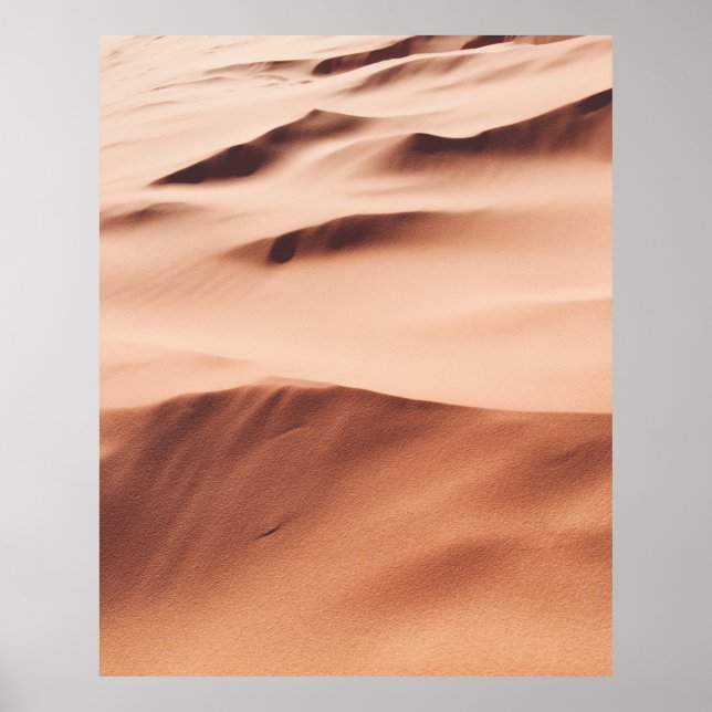 Póster Foto de arena del desierto (Frente)