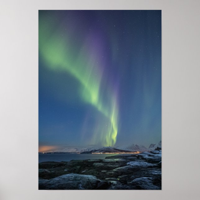 Póster Foto de Astro de las Luces del Norte (Frente)