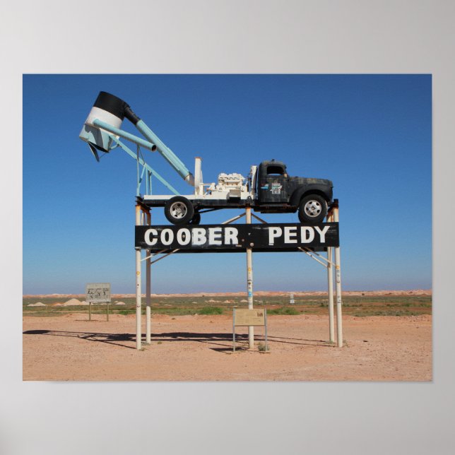 Póster Foto de Australia de recuerdo de Coober Pedy Outba (Frente)