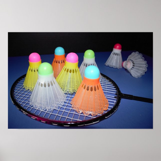 Póster Foto de bádminton (Frente)