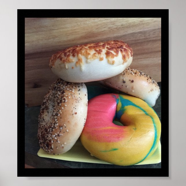 Póster Foto de Bagels (Frente)