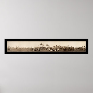 Póster Foto de bailarina india Cheyenne 1909