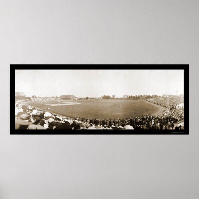 Póster Foto de béisbol de Yale vs. Princeton 1904 (Frente)