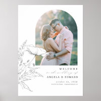 Foto de bienvenida de Boda de flores silvestres di