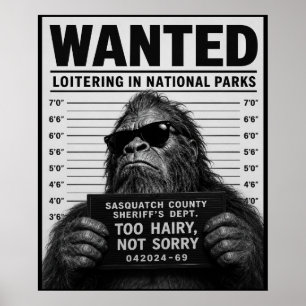 Póster Foto de Bigfoot
