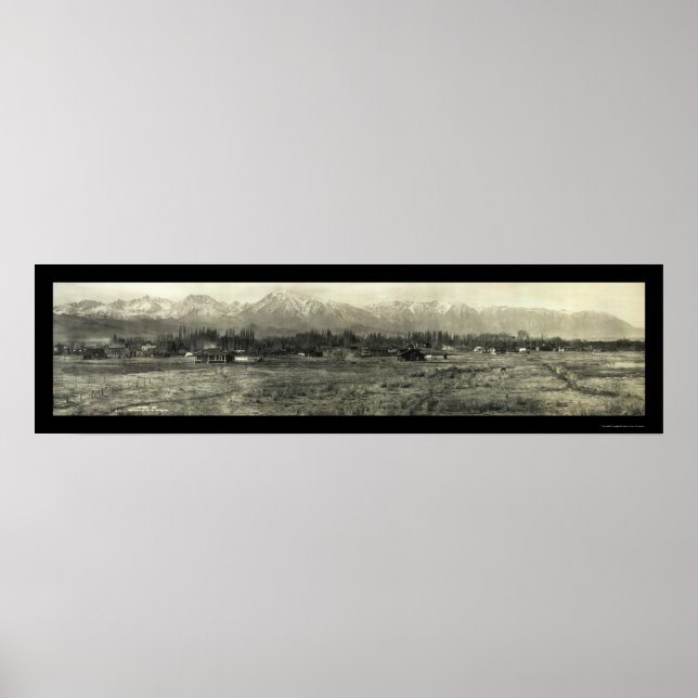 Póster Foto de Bishop Inyo County CA 1911 (Frente)