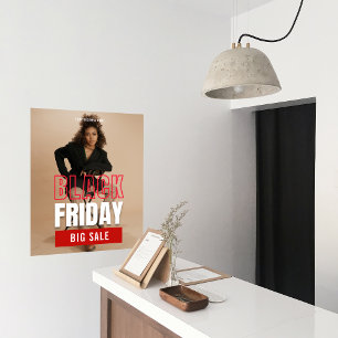 Póster Foto de Black Friday Big Sale Product Promo