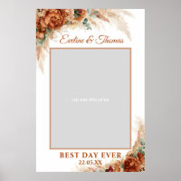 Foto de Boho terracotta pampas boda