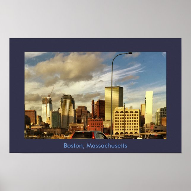 Póster Foto de Boston Massachusetts (Frente)