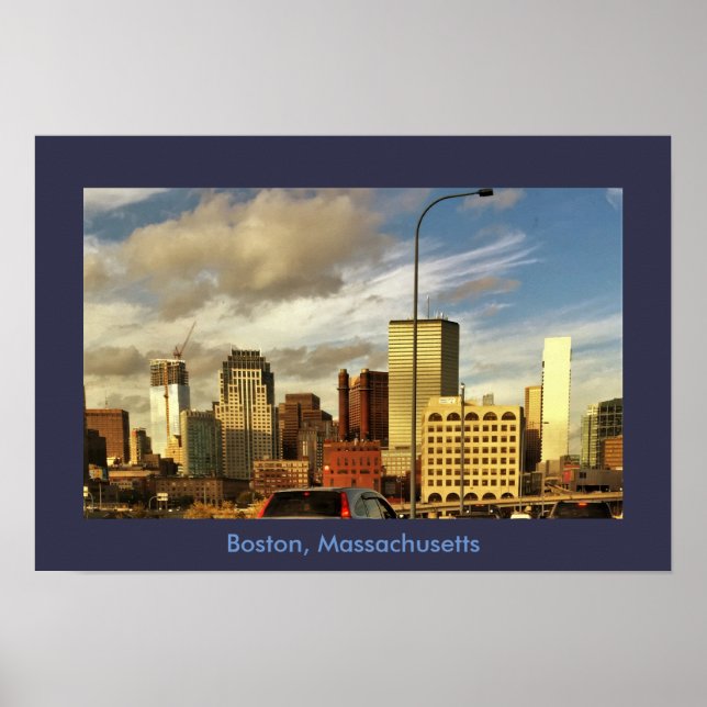 Póster Foto de Boston Massachusetts (Frente)
