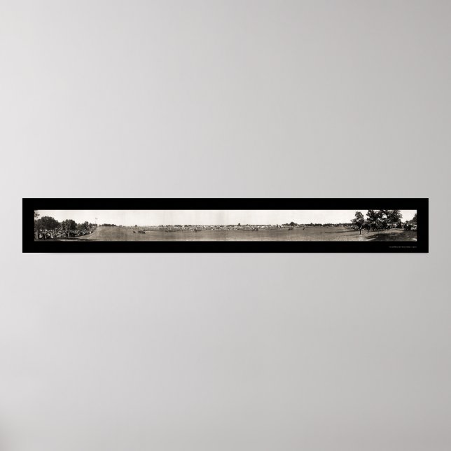 Póster Foto de Camp Deneen Elgin 1909 (Frente)