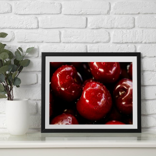 Póster foto de cerezas rojas (Subido por el creador)