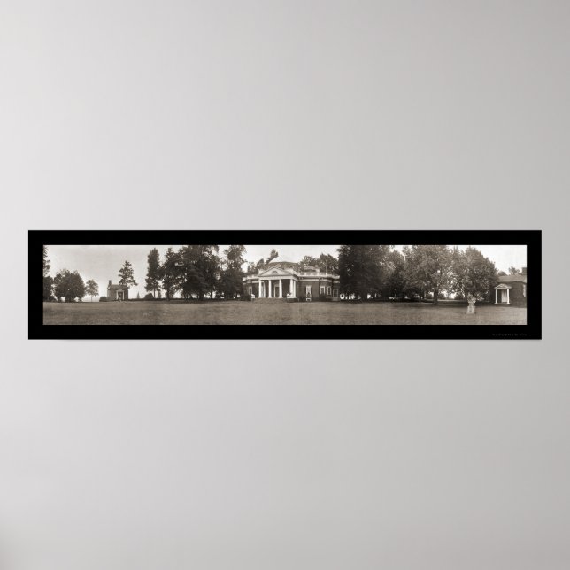 Póster Foto de Charlottesville VA 1911 (Frente)