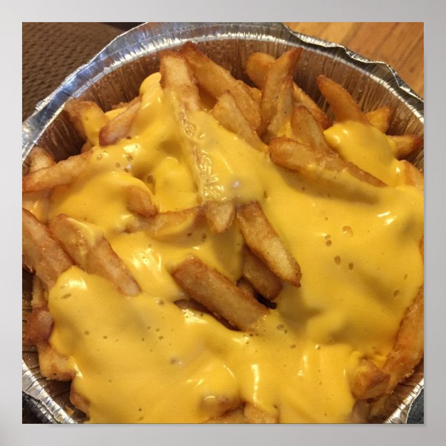Póster Foto de Cheese Fries (Frente)