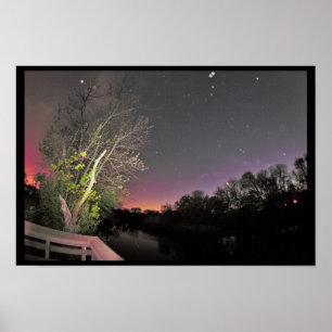Póster Foto de cielo nocturno