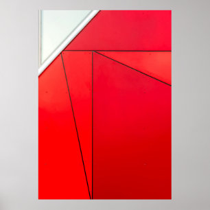 Póster Foto de cierre del tablero rojo