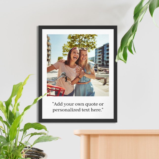 Póster Foto de cita Personalizado moderna (Subido por el creador)