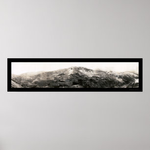 Póster Foto de cobre 1909 de la explotación minera de